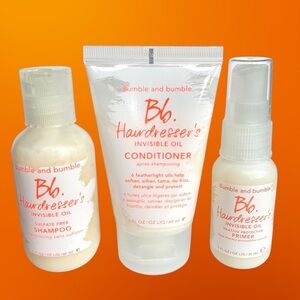 Bumble and Bumble Hairdressers Invisible Oil Hair Set Shampoo Conditioner Primer